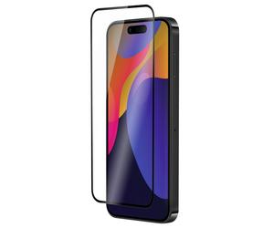 QDOS Verre Trempé pour iPhone 15 Pro Max OptiGuard Eco Glass Plus Ultra-robuste Transparent