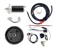 QDouiMOO Démarreur Kit De Démarrage Électrique pour Moteur Hors-Bord 2 Temps Mercury, Tohatsu 15 CV, 18 CV, 20 CV avec Allumeur, Volant Moteur Et Interrupteur