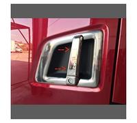 QDouiMOO Garniture de couvercle de poignée de porte en acier inoxydable compatible avec Scania NG SC S/R WNSC315 Poignées de porte extérieures de voiture