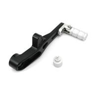 QDouiMOO Levier de vitesses pliable pour moto Levier de vitesses pliable et réglable en aluminium pour moto pour BMW GS1300 R 1300 GS R1300 R 1300GS 2023 2024 2025(Silver)