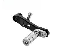 QDouiMOO Levier de vitesses pliable pour moto Parfait pour le modèle pour CB500X pour modification pour Hornet avec levier de vitesse et sélecteur de vitesses réglables(Silvery)