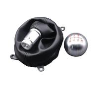 QDouiMOO Pommeau de levier de vitesse 5/6 vitesses pour Civic 2006, 2007, 2008, 2009, 2010, 2011, avec boule de changement de vitesse et soufflet Bouton Levier Vitesse(6B)