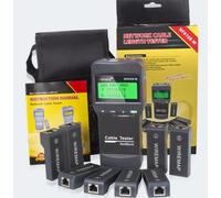 QDTimes Cable and Network tester NOYAFA NF-8108-M Internet Cable Tester Cable Tracker With LCD Display Measure Length Cable