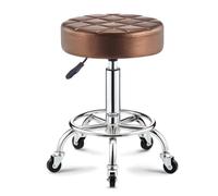 QDZC Tabouret Rond à roulettes avec réglage de Hauteur Boutique Coffee