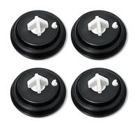 QEAS 4 Pièces Joint Chasse D'eau WC, Membrane Chasse D'eau, Joints de Diaphragme à Entrée Latérale Remplaçable, Rondelles de Diaphragme en Caoutchouc pour Robinet Flotteur, Universel Toilettes
