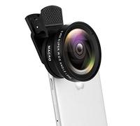 Qebidul Clip universel professionnel 37 mm 49 Mmuv Caméra HD Kit objectif Super Grand Angle 0,45 x 12,5 x Super Macro objectif téléphone portable pour iPhone 6 Plus 5S 4S Samsung S6 S5 Note 4 Xiaomi et Redmi 4