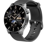 Qecnato Montre Connectée Homme, Smart Watch Homme avec Sommeil, Smart Watch avec CardiofrequencemetreEtanche IP68 Montre Intelligente avec iOS et Android, Noir