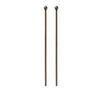 Qectial 2 Maillets pour Glockenspiel, Maillets pour Marimba, Maillets Professionnels pour Vibraphone, Maillets pour Xylophone, Bois pour Musicien, Clo, tête longue et ronde