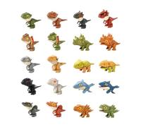 Qectial 20 Dinosaures à Mordiller, Jouets pour œufs de Pâques à Remplir, Jouet