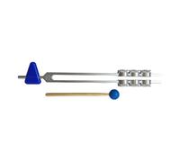 Qectial 3 Pièces Tuning Fork Aluminium Accessoire Marteau Vibration Accordeur Instrument Musique Outil Ton Standard Conçu pour Guitare Piano Ukulélé