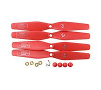 Qectial 4 Hélices pour S20W S30W H301S T25 HS110D, rouge