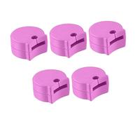Qectial 5 Pièces Repose-pouce Clarinette Coussin de Protection Remplaçant Support Doigt En PP Conçu pour Confort Prolongé Adapté à La Pratique de L'Orchestre, Rose