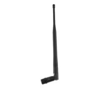 Qectial Antenne Pièce sans Fil Gain Connecteur TNC BNC Structure Plastique Adaptation Conférence Entretiens Animation Bureau, Noir BNC
