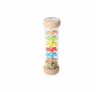 Qectial Bâton de Pluie pour Enfants Jouet Musical Instrument Sonore Sensoriel Découverte des Couleurs Favorise l'Attention Construction Robuste Adapté pour École Maternelle Éducatives Jeux Sensoriels