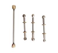 Qectial Bielles de Trompette, Rotules Universelles, Pièces Détachées pour Instruments En Cuivre, Kit de Réparation Robuste pour Trompette, écrous de Réglage, 3 PiÈces