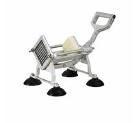 Qectial Coupe-légumes Manuel Multifonction Hachoir Éminceur Trancheur Alliage d'Aluminium Résistant Mécanisme à Manivelle Précis Découpe Stable et Confortable, Coupe-frites Avec Ventouses 1 Moule
