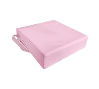 Qectial Coussin Rehausseur pour Enfant, Chaise de Salle à Manger, Coussin Portable, Antidérapant, Imperméable, En Cuir PU, Sangles à Boucle Réglables, Idéal P, Rose