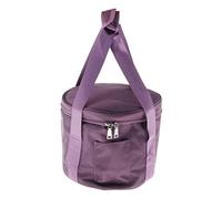 Qectial Crystal Case Sac de Rangement Bol Chantant Cristal Portable Poignée Tissu Oxford Fermeture Double Poches Latérales Adapté à Méditation Pr, 10 pouces