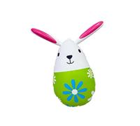 Qectial Décoration Gonflable œuf de Pâques, Lapin, En PVC, pour L'extérieur et L'intérieur, Idéale pour Décorer Jardin, Terrasse Ou Cour, Vert