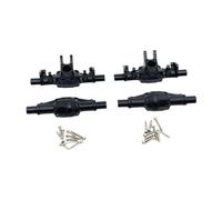 Qectial D'essieu avant et Arrière RC avec Vis, Facile à Installer et à Modifier pour Véhicule de Loisir sur FCX24M D110 SCX24 1/24, Noir