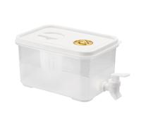 Qectial Distributeur de Boissons, Récipient pour Eau Froide, Récipient pour Jus et Pichet Au Design Transparent, avec Bouchon pour Le Thé, Convient pour, 5L