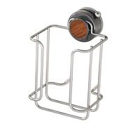 Qectial Distributeur de Mouchoirs Mural avec Ventouse, Porte-Serviettes pour Le Visage, Couvercle de Boîte à Mouchoirs Peu Encombrant, Boîte Distributrice de, Ventouse Marron