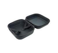 Qectial Étui rigide de transport EVA, coque rigide, double fermeture éclair, portable et multifonctionnel, noir