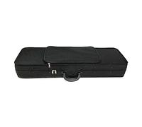 Qectial Étui Violon Mallette Dure Équipée D'Un Hygromètre Précis Tissu Oxford Imperméable Grande Poche Accessoires Sangle Réglable Multifonction Adapté Au Tra, 78.2cmx25.2cm