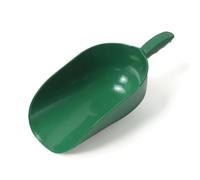 Qectial Feed Pelle à Aliments Louche Doseuse Trémie pour Granulés avec Poignée Solide et Tête Large pour Distribution Efficace et Mesures Précises Adaptée à, Green