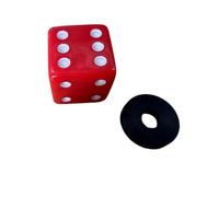 Qectial Fixation Filetée pour Cymbales Support Batterie Ecrou Tambour Raccord Attache Ronde Insert Métallique à Vis Serrage à la Main Look Distinctif, Rouge