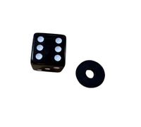 Qectial Fixation Filetée pour Cymbales Support Batterie Ecrou Tambour Raccord Attache Ronde Insert Métallique à Vis Serrage à la Main Look Distinctif, Noir