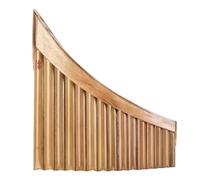 Qectial Flûte de Pan Flûte Bambou Instrument Vent Courbé Accord Sol Standard Réglage Fin avec Étui Souple et Outils de Nettoyage pour Débutants École Cours de Musique et Pratique à Domicile