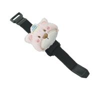 Qectial Guitar Silenceur de Cordes Damper de Mute Ajustable Basse Accessoire D'Atténuation Guitare Sangle de Muting Polyester Adaptée Aux Artistes Lors D'Entr, Ours En Gâteau Rose