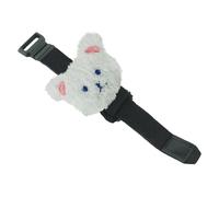 Qectial Guitar Silenceur de Cordes Damper de Mute Ajustable Basse Accessoire D'Atténuation Guitare Sangle de Muting Polyester Adaptée Aux Artistes Lors D'Entr, Ours Blanc