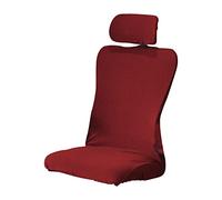 Qectial Housse de Siège de Bureau Ajustable avec Housse Appui-tête Revêtement Elastique Polyester Étanche Doux Zipper Résistant Protection Adaptée pour