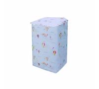 Qectial Housse pour Machine à Laver Ouverture Dessus Couverture Haut de Machine Polyester pour Entretien Facile Protège Contre, Petit, Ouverture Par Le Haut, Ballon Bleu