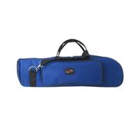 Qectial Housse pour trompette à trois clés, sac bandoulière portable et imperméable, housse pour violon, idéale pour les spectacles sur, Bleu