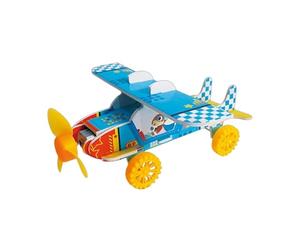 Qectial Kit de planeur monoplan à monter soi-même, pack de matériaux faits à la main, ingénierie, motricité fine, technologie, kit scientifique à monter