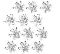 Qectial Lot de 12 de Noël En Métal, Pinces à Serviette, Décoration de Table pour Les Fêtes et Les Dîners, Parfaits pour La Décoration Intér, argent