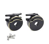 Qectial Lot de 2 Contrepoids En Laiton pour Mise à Niveau de La Fusée de Direction et de L'essieu, pour Camions et Voitures RC 1/10, Devant