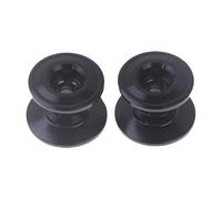 Qectial Lot de 2 Roues de Guidage pour Voiture Télécommandée, Pièces Détachées, Accessoires de Bricolage pour Améliorer La Conduite, Adaptés Aux Projets de Re, Noir