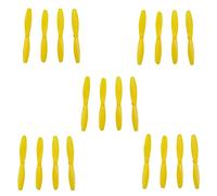Qectial Lot de 20 Hélices de Rechange pour Drones RC et Mambo Swing, Jaune