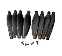 Qectial Lot de 8 Pièces de Rechange pour Hélices de Quadricoptère, Accessoires de Drone, Pales D'hélice, Pièce de Rechange pour Drone En PP et Métal pour, Orange