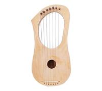Qectial Lyre Ancienne à 7 Cordes Métalliques, Kit de Bricolage pour Enfants