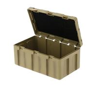 Qectial Mallette de Rangement pour Figurines à L'échelle 1/6, En Plastique, pour Collectionneurs de Figurines et Poupées de 30 Cm (12 Pouces). Idéale pour, Jaune