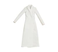 Qectial Manteau Long Miniature Coupe-vent à L'échelle 1/6 pour Figurines Féminines de 30 Cm (12 Pouces).