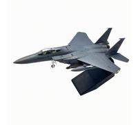 Qectial Maquette Avion F-15E Réplique Avion Modèle de Chasseur Maquette de Collection Alliage et Plastique avec Support Fuselage Finement Gravé Convient à, 1/100 F-15E Peinture 2 Nouveau Modèle