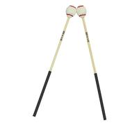 Qectial Marimba Mallets Tête en Laine Fils Impeccables Manche Ergonomique Pièces Percussion Convient pour Enseignement Collectif Performance