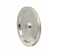 Qectial Meule de Polissage de Roue Disque Abrasif Diamant Coupe Droite pour Perles Formées Grain 120 pour Façonnage Régulier Cœur Métallique Adaptée au Lapidaire Bijouterie Atelier, 12X13