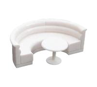 Qectial Mobilier Miniature pour Maison de Poupée à L'échelle 1:50, Mini-décorations, Accessoires de Scène Réalistes pour Dioramas, Accessoires Photo, Déco, Canapé